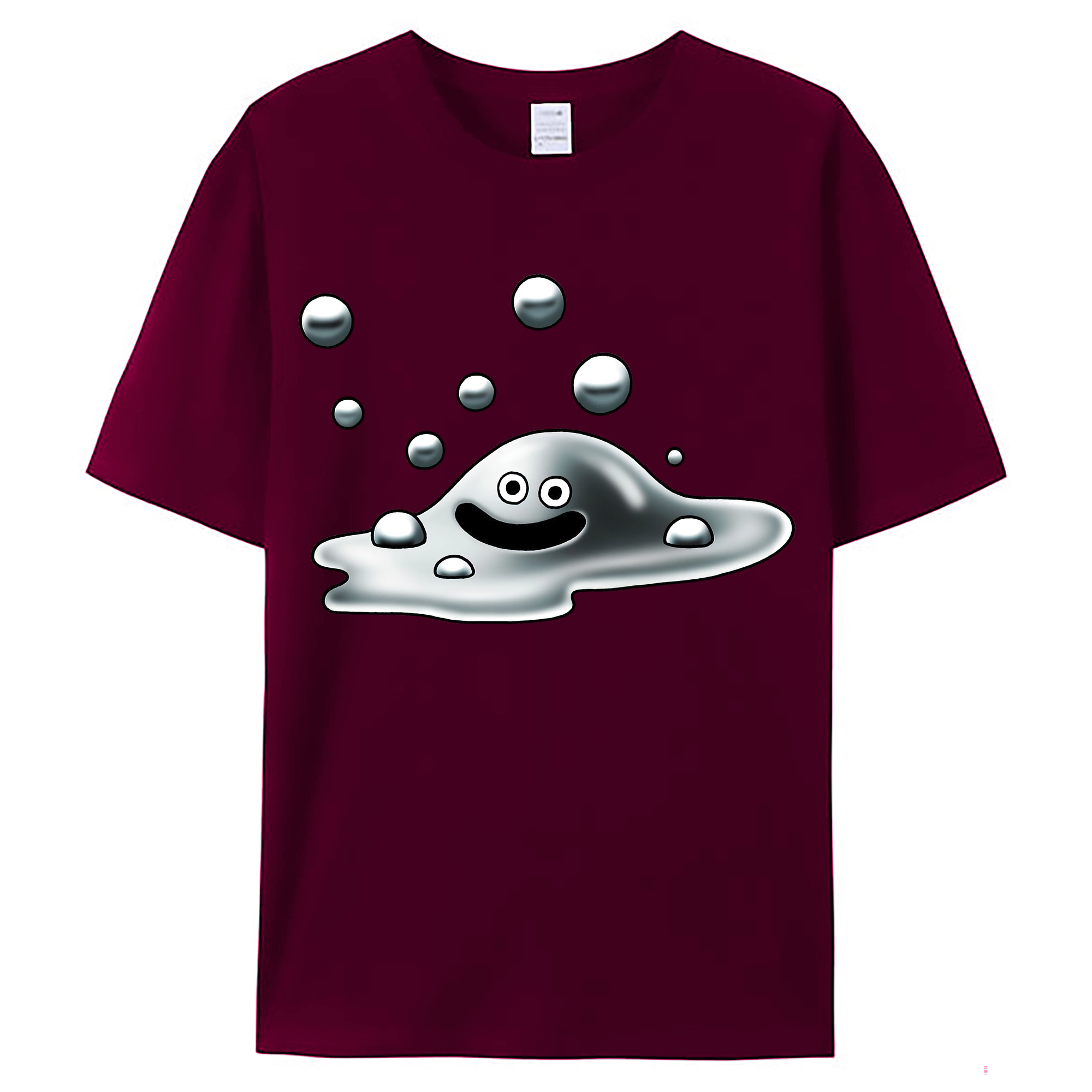 （画像用） ドラゴンクエスト Doragon Kuesuto Dragon Quest レディースカジュアルプリントTシャツ（綿100％）